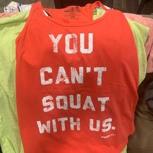 You can’t squat with us